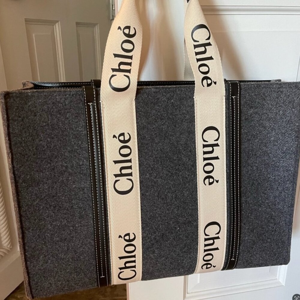 Chloe Women's Woody Large Felt Tote